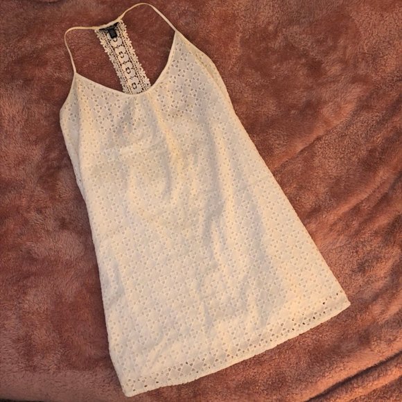 White Halter Dress - Picture 1 of 3